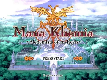 Mana Khemia - Alchemists of Al-Revis screen shot title